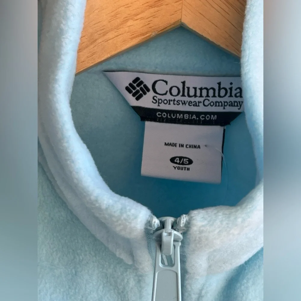Columbia Sky Blue Benton Fleece Springs Jacket